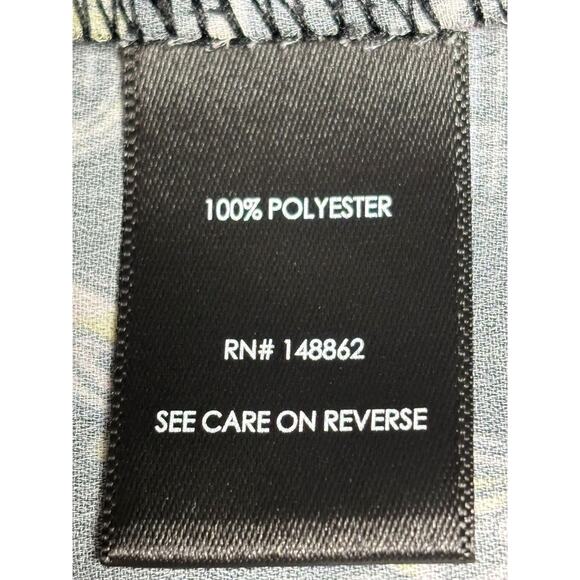 Torrid Harper Georgette Ruched Sleeve Floral Blouse Size 2X Black V-Neck - Picture 5 of 7